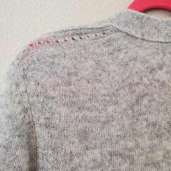3.1 Phillip Lim Lofty Alpaca Wool Gray Cardigan Sweater Size Small - Picture 4 of 9